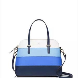 Kate Spade New York - Cedar Street Stripe Maude Satchel - new with tags included